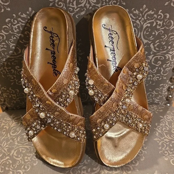 NWOT Free People Moon Child Sandals - Picture 5 of 16
